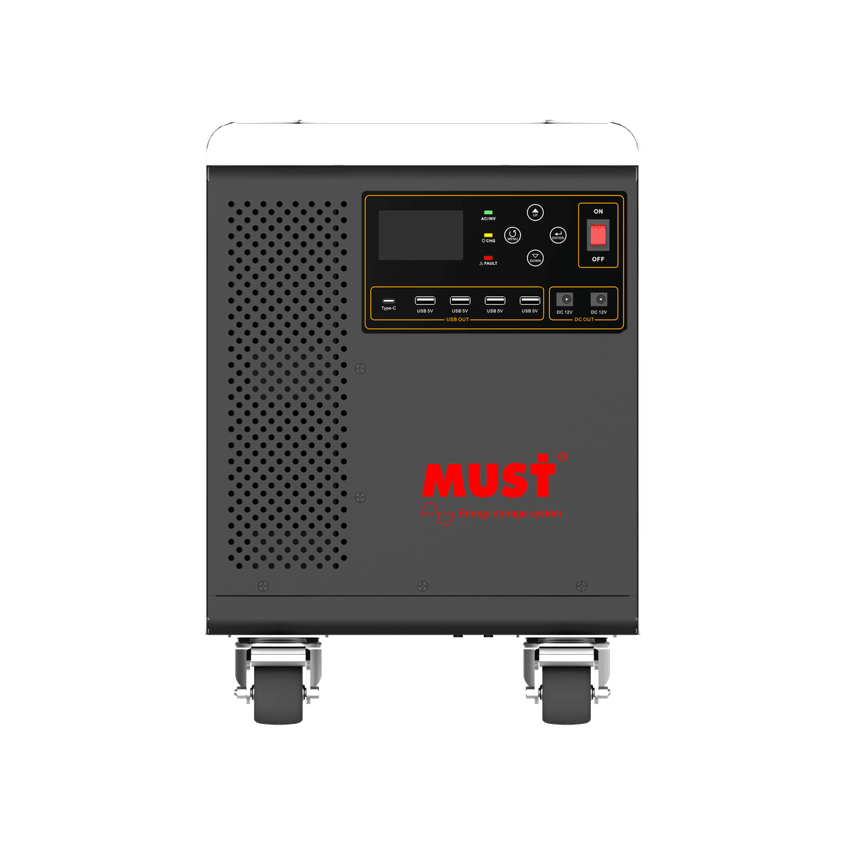 HBP1800 OS 系列（1.2-3kW，1.28-3.072kWh）移动式 产品外观